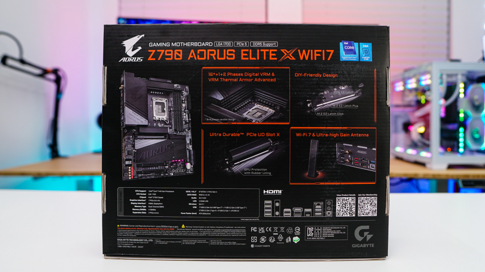 Gigabyte Z790 AORUS Elite X WiFi7 Motherboard